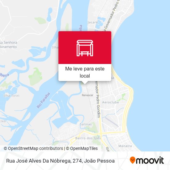 Rua José Alves Da Nóbrega, 274 mapa
