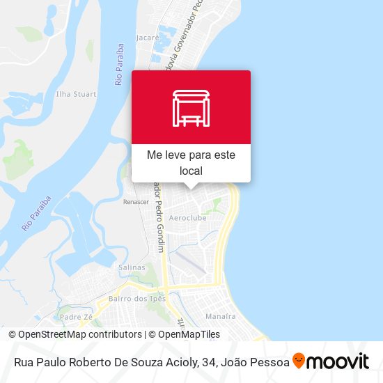 Rua Paulo Roberto De Souza Acioly, 34 mapa