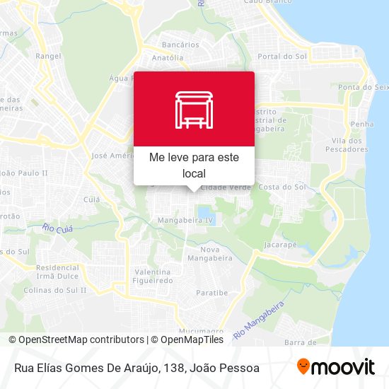 Rua Elías Gomes De Araújo, 138 mapa