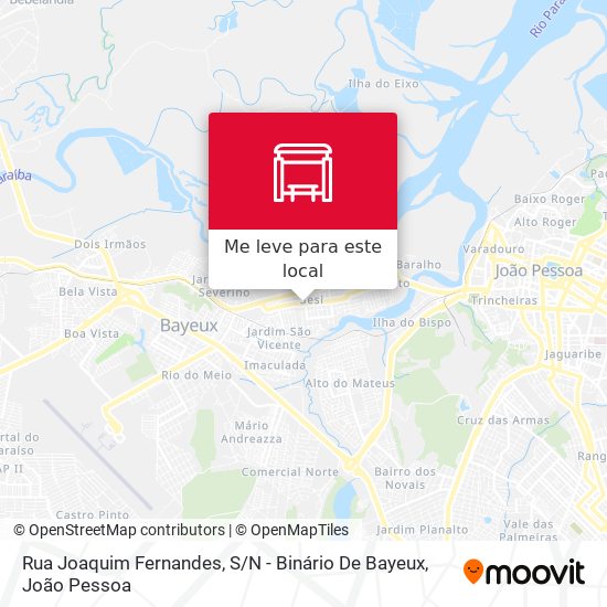 Rua Joaquim Fernandes, S / N - Binário De Bayeux mapa