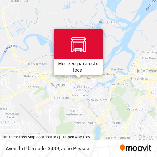 Avenida Liberdade, 3439 mapa