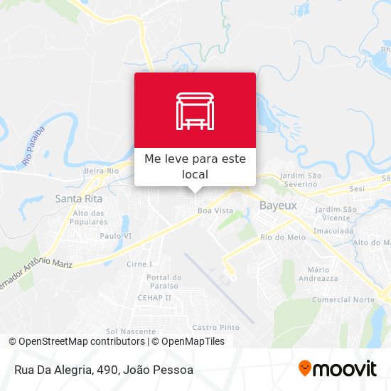 Rua Da Alegria, 490 mapa