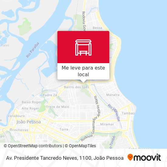 Av. Presidente Tancredo Neves, 1100 mapa