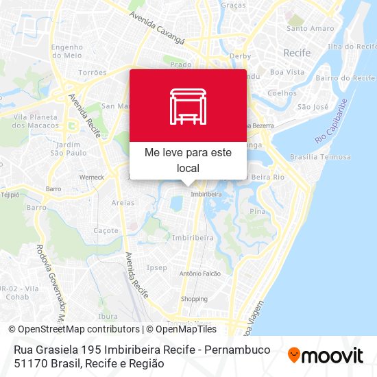 Rua Grasiela 195 Imbiribeira Recife - Pernambuco 51170 Brasil mapa
