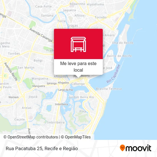 Rua Pacatuba 25 mapa