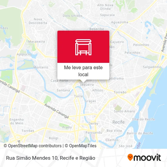 Rua Simão Mendes 10 mapa