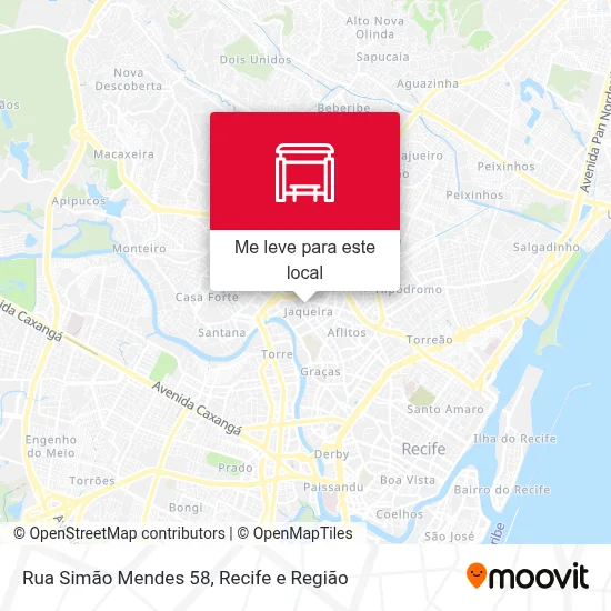 Rua Simão Mendes 58 mapa