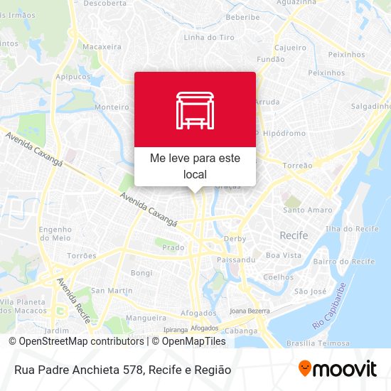 Rua Padre Anchieta 578 mapa