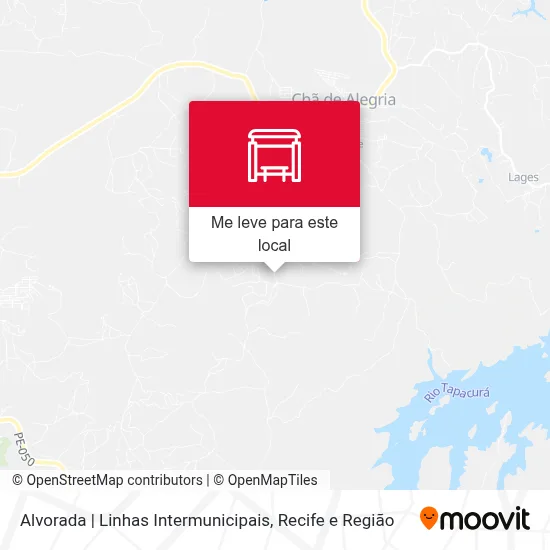 Alvorada | Linhas Intermunicipais mapa