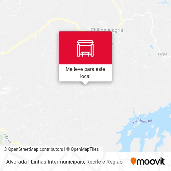 Alvorada | Linhas Intermunicipais mapa