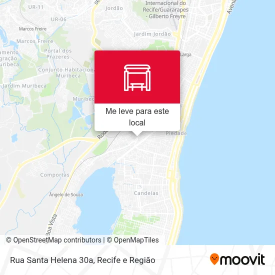 Rua Santa Helena 30a mapa