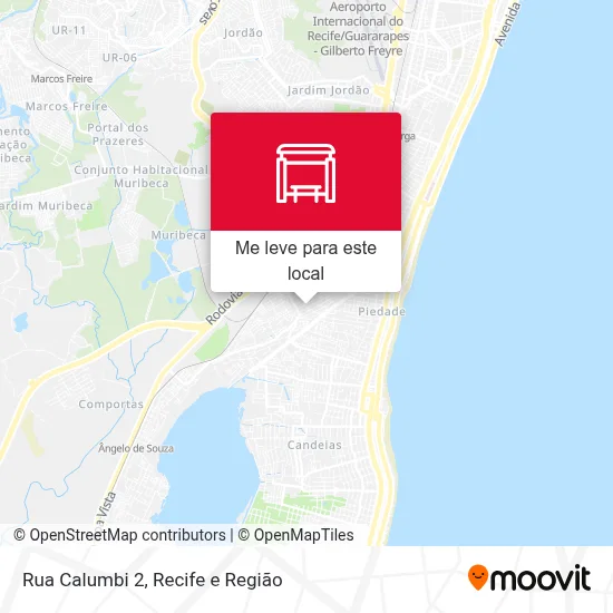 Rua Calumbi 2 mapa