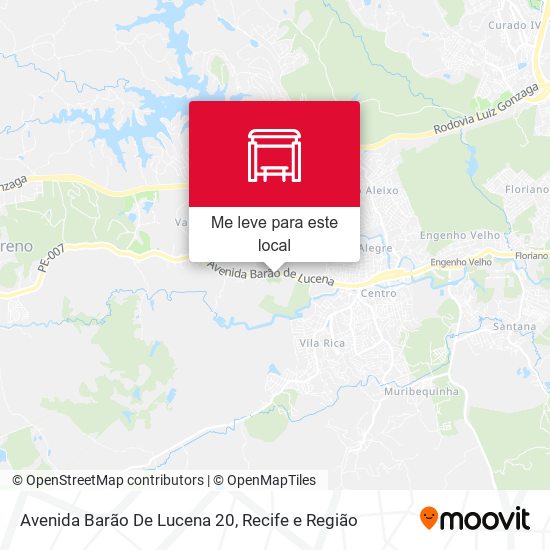 Avenida Barão De Lucena 20 mapa