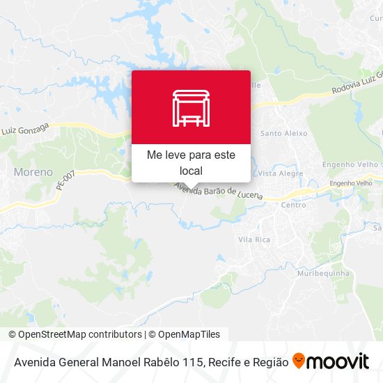 Avenida General Manoel Rabêlo 115 mapa