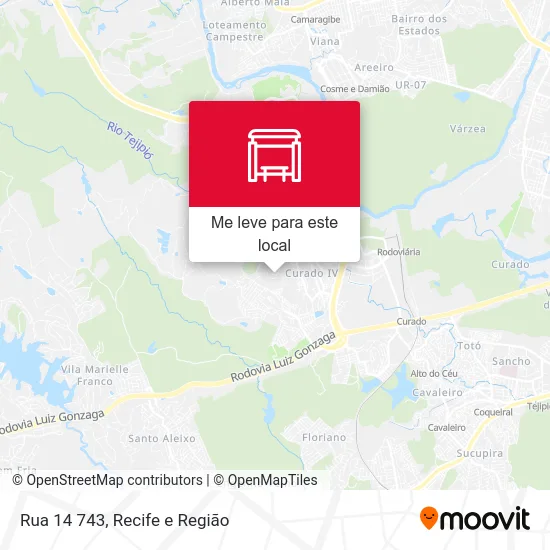 Rua 14 743 mapa