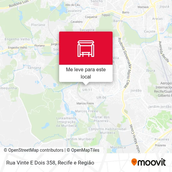 Rua Vinte E Dois 358 mapa