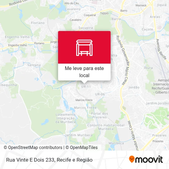 Rua Vinte E Dois 233 mapa