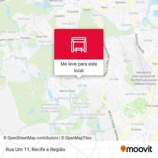 Rua Um 11 mapa