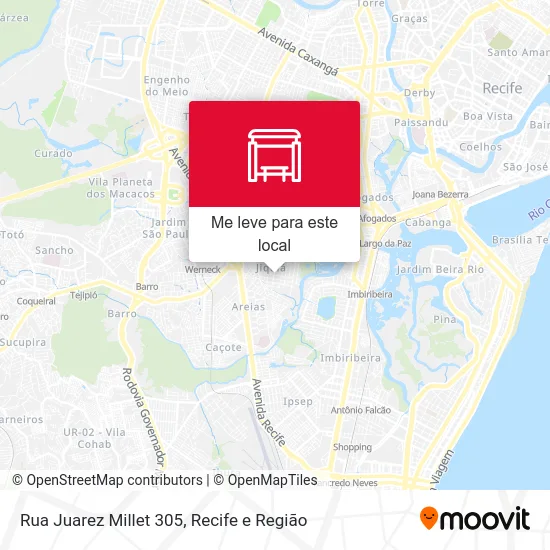 Rua Juarez Millet 305 mapa