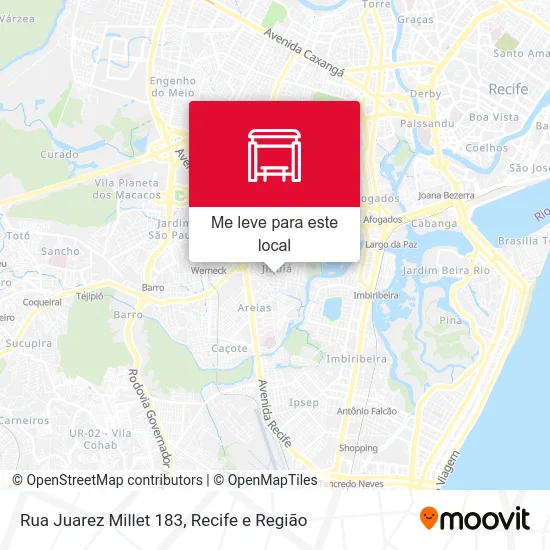Rua Juarez Millet 183 mapa