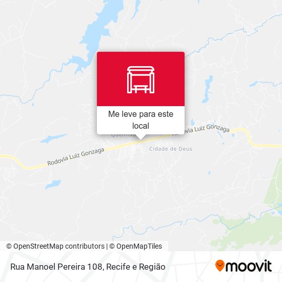 Rua Manoel Pereira 108 mapa
