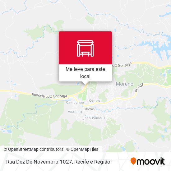 Rua Dez De Novembro 1027 mapa