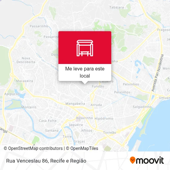Rua Venceslau 86 mapa