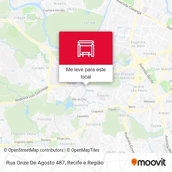 Rua Onze De Agosto 487 mapa