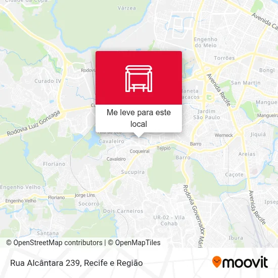 Rua Alcântara 239 mapa