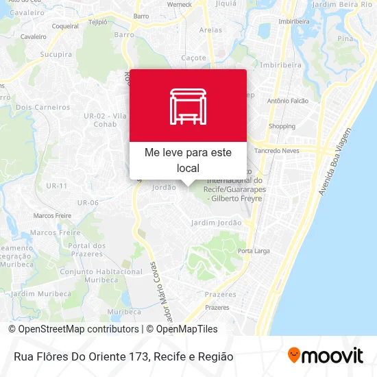 Rua Flôres Do Oriente 173 mapa