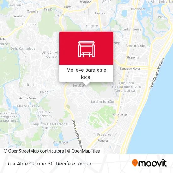 Rua Abre Campo 30 mapa