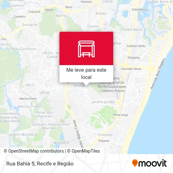 Rua Bahia 5 mapa
