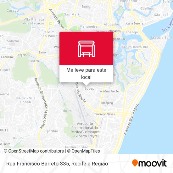 Rua Francisco Barreto 335 mapa