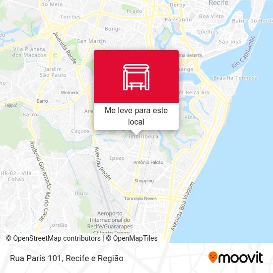 Rua Paris 101 mapa