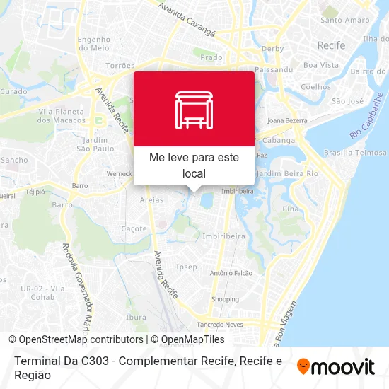 Terminal Da C303 - Complementar Recife mapa