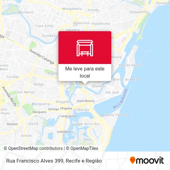Rua Francisco Alves 399 mapa