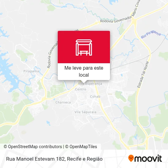 Rua Manoel Estevam 182 mapa