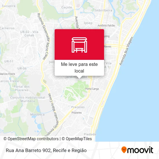 Rua Ana Barreto 902 mapa