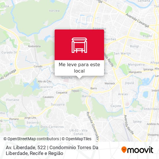 Av. Liberdade, 522 | Condomínio Torres Da Liberdade mapa