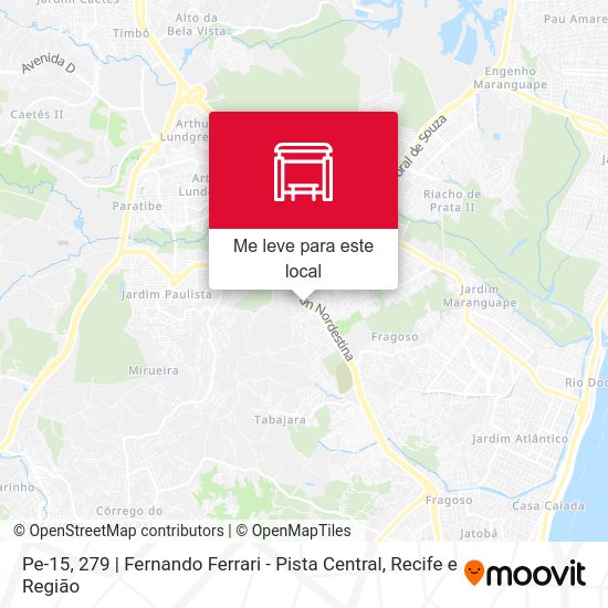 Pe-15, 279 | Fernando Ferrari - Pista Central mapa