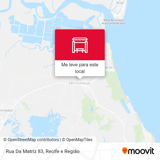Rua Da Matriz 83 mapa