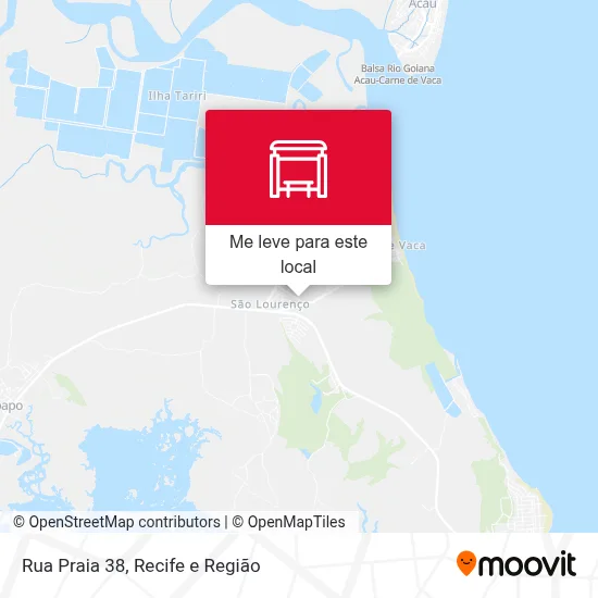 Rua Praia 38 mapa