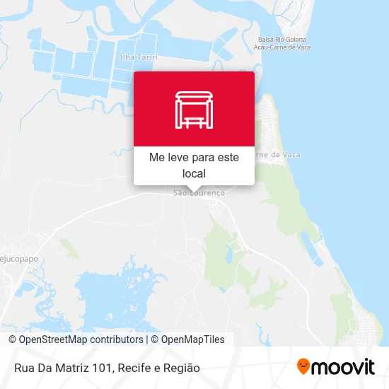 Rua Da Matriz 101 mapa