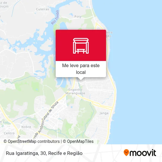 Rua Igaratinga, 30 mapa