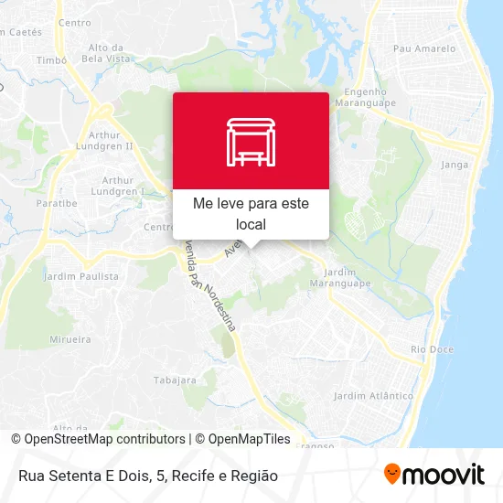 Rua Setenta E Dois, 5 mapa
