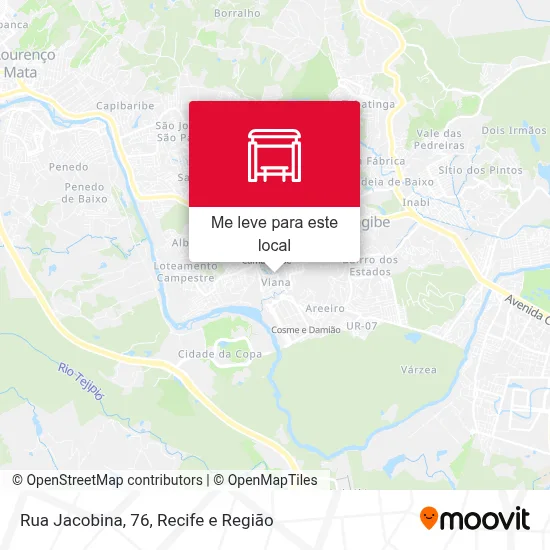 Rua Jacobina, 76 mapa