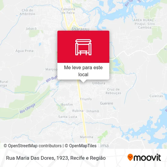 Rua Maria Das Dores, 1923 mapa