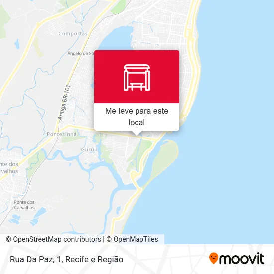 Rua Da Paz, 1 mapa