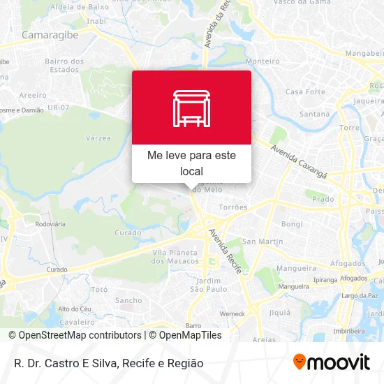 R. Dr. Castro E Silva mapa
