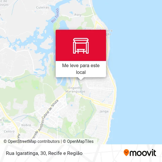 Rua Igaratinga, 30 mapa